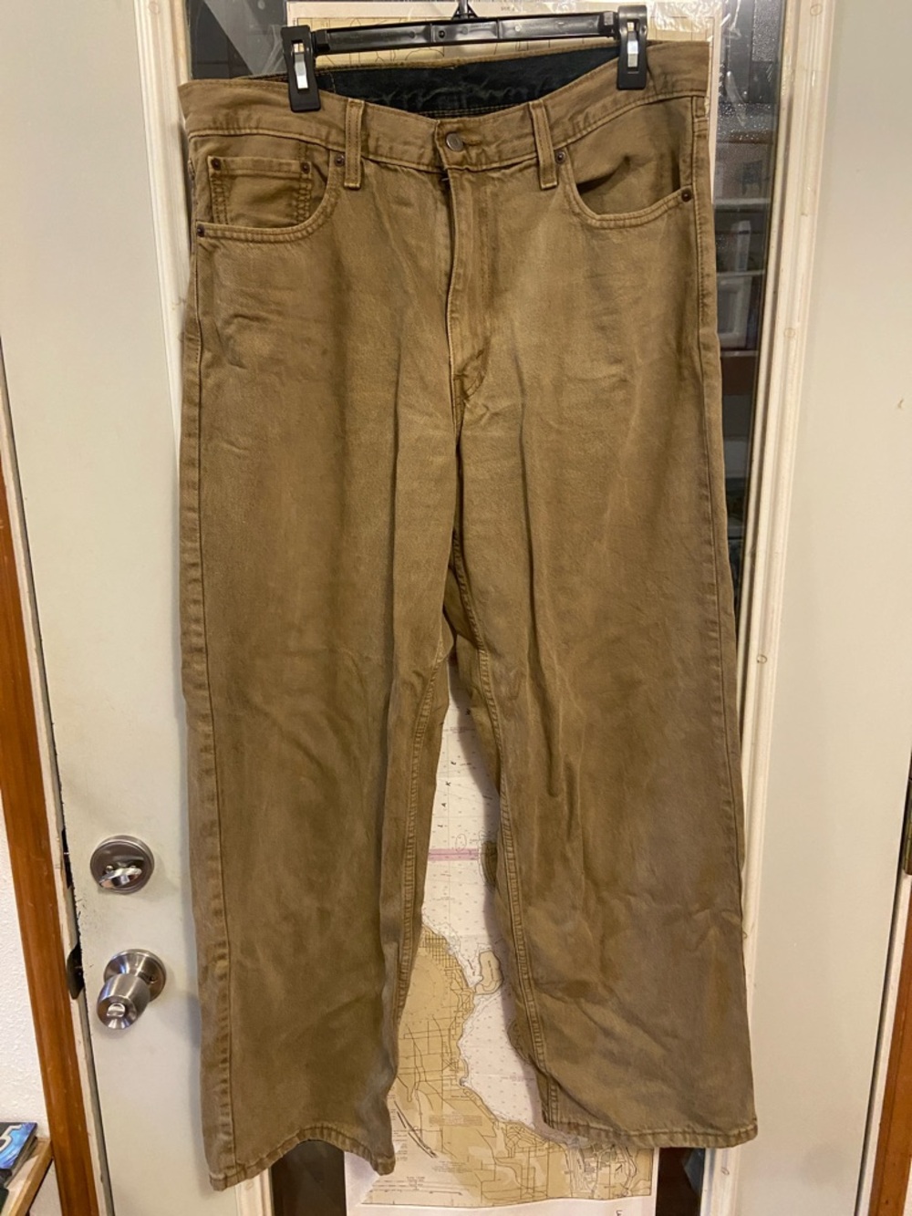 Levi's Tan Corduroy Pants with Red Tab - Picture 3 of 3